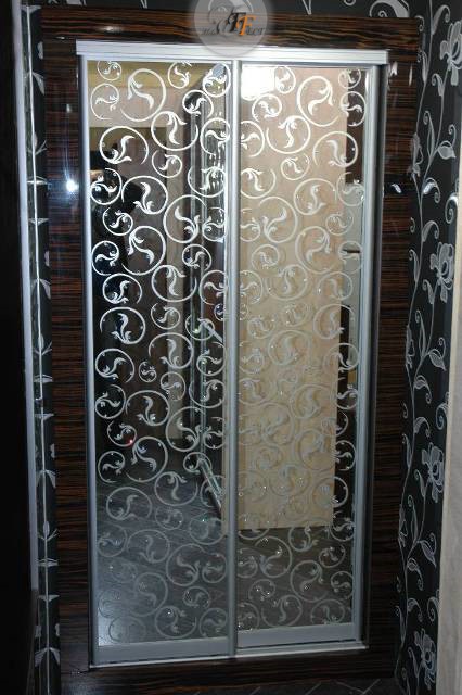 Инкрустация шкафов купе камнями Сваровски - изображениe 4