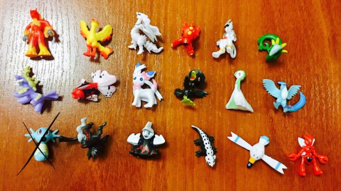 Игрушки Покемоны для покебол - покешаров фигурки -коллекция -16 шт - изображениe 1