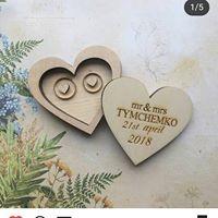 Именная шкатулка для колец - изображениe 1