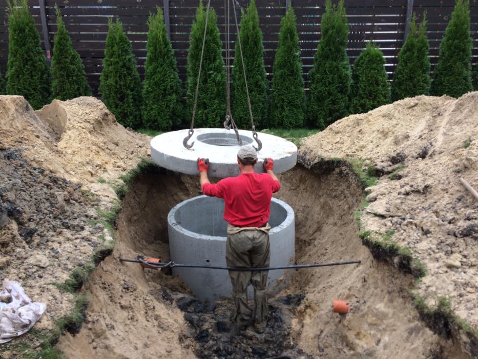 Септик из бетонных колец автономная канализация - изображениe 1