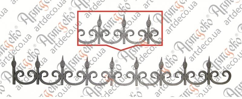 Кованные верхушки для внешних металлоконструкций - изображениe 2