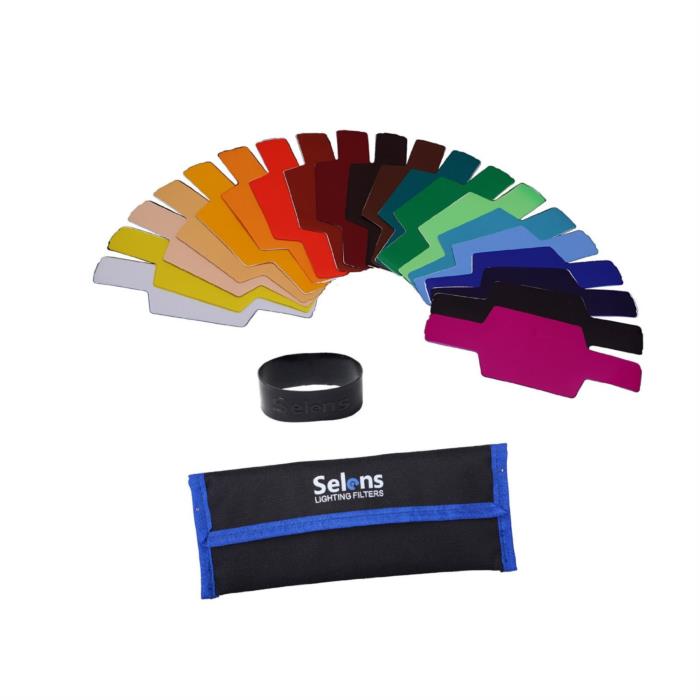 Фотофильты SELENS Набор цветных гелевых фильтров - изображениe 2