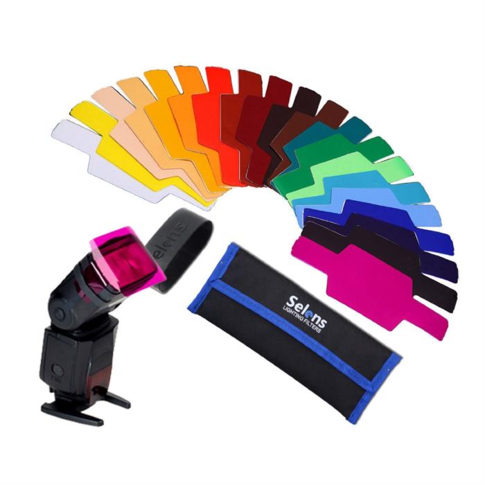 Фотофильты SELENS Набор цветных гелевых фильтров - изображениe 3
