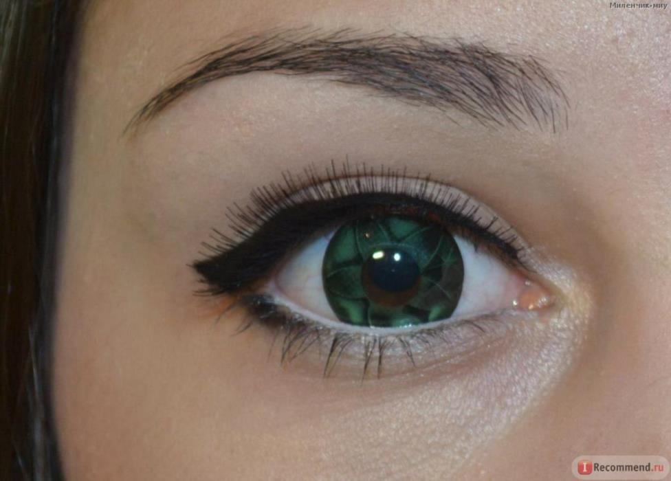 Зеленые линзы для зрения с диоптриями - изображениe 2