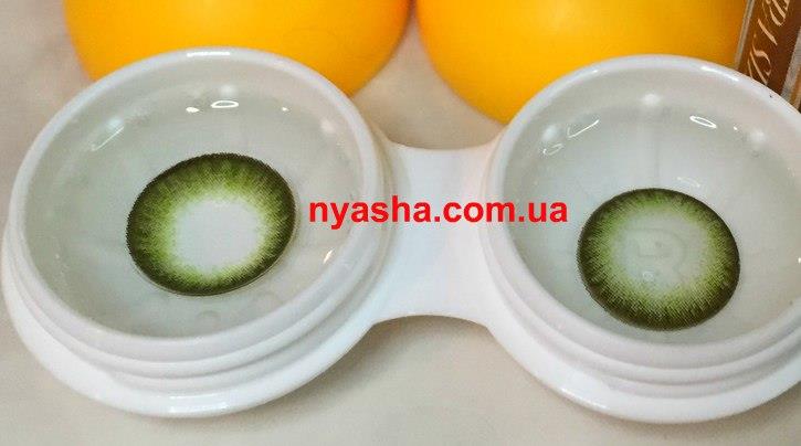 Зеленые линзы для зрения с диоптриями - изображениe 4