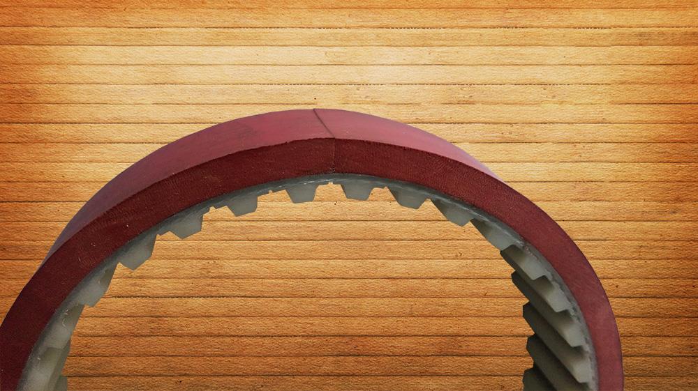 Зубчатый резиновый ремень 370 25 Т10 370 7 мм - изображениe 2