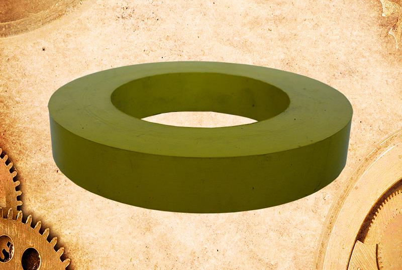 Ролик резиновый 102х61х16 мм транспортера приема высечки - изображениe 1