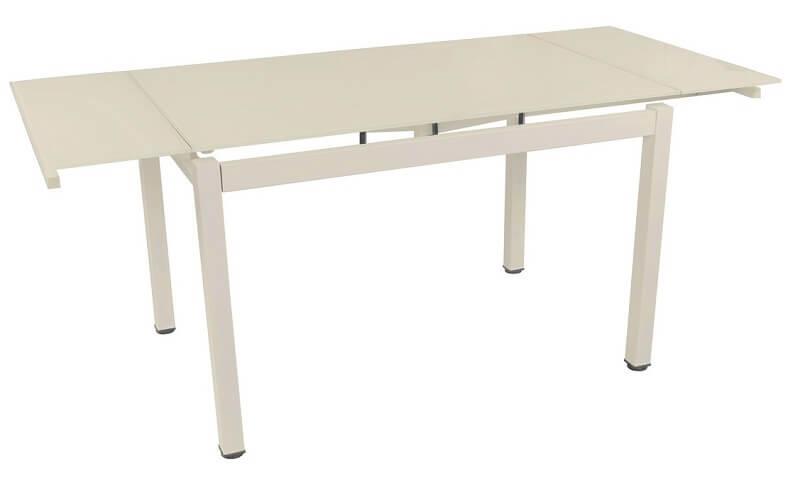 Стол раскладной стеклянный T-231-3 кремовый 120 608075 см - изображениe 1