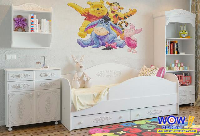 Кровать детская односпальная АС-10 Ассоль недорого - изображениe 3