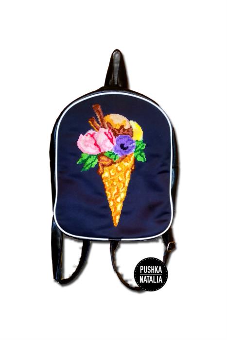 Рюкзаки с вышивкой ручной работы недорого - изображениe 1