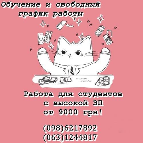 Работа для студентов с высокой зарплатой - изображениe 1