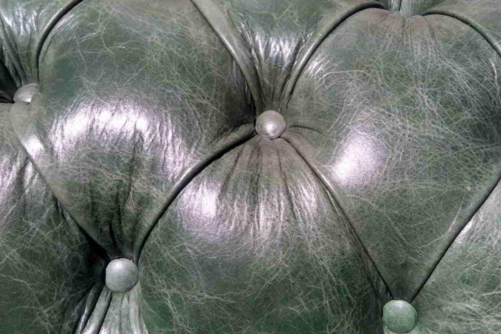 Крісло Chesterfield  Шкіра З Німеччини Після реставрації  - изображениe 2