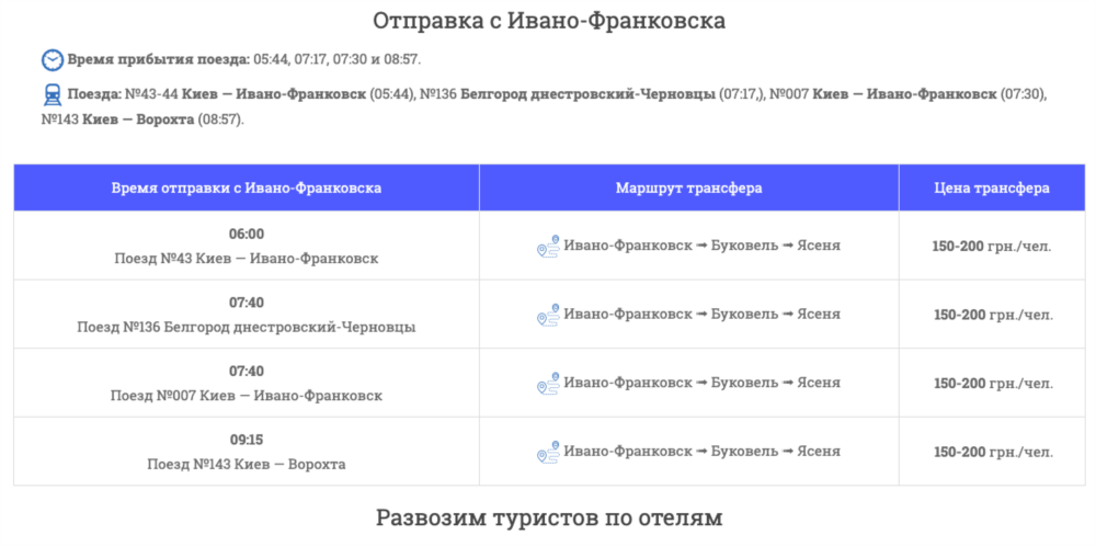 Трансфер Буковель из городов Ивано-Франковск Тернополь Львов Черновцы  - изображениe 3