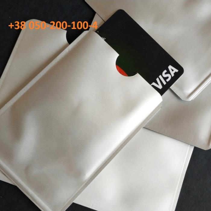 Защитный чехол RFID  для кредитной карточки и ID паспорта Кардхолдер - изображениe 1