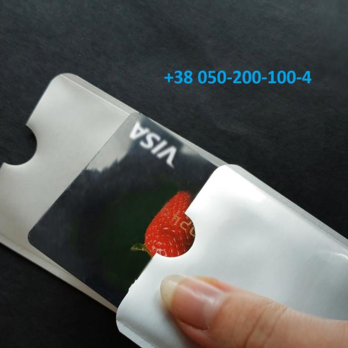 Защитный чехол RFID  для кредитной карточки и ID паспорта Кардхолдер - изображениe 3