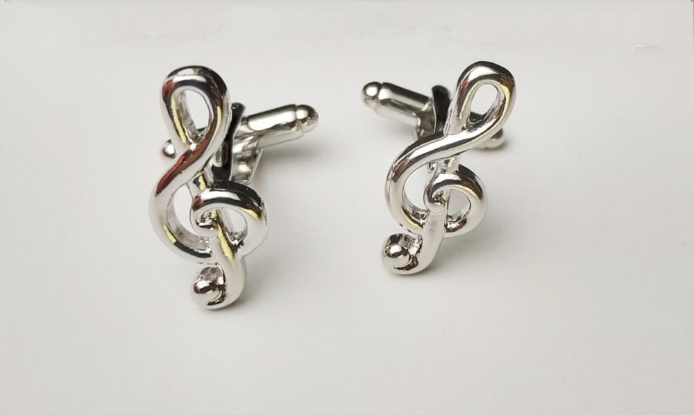 Запонки Скрипичный ключ  коробочка в комплекте - изображениe 3