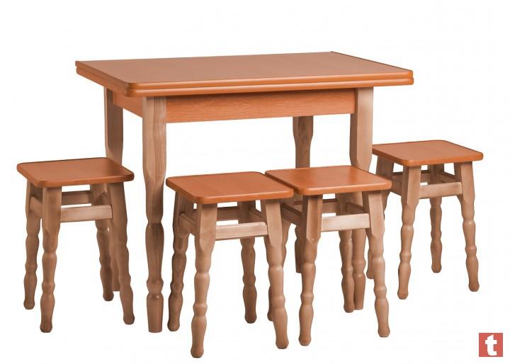 Стол Кухонный Раскладной  4 Табурета Эко Акция - изображениe 3