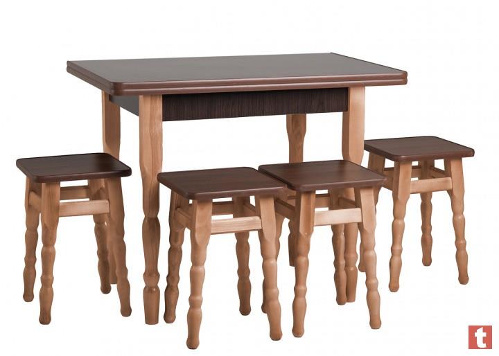 Стол Кухонный Раскладной  4 Табурета Эко Акция - изображениe 4