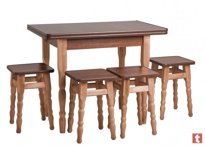 Стол Кухонный Раскладной  4 Табурета Эко Акция - изображениe 6