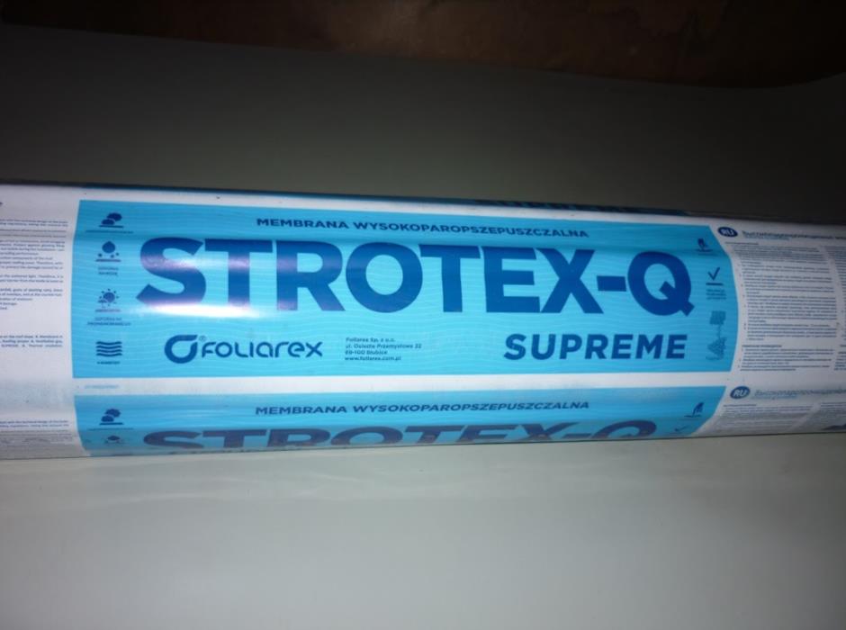 Мембрана STROTEX Basic 115 gm2Dinamic 135 gm2Suprime 170 gm2 STROTEX NEXTREAM 200gm2 Плівка STROTEX 110 PPPI плівка STROTEX AL 90 - изображениe 4