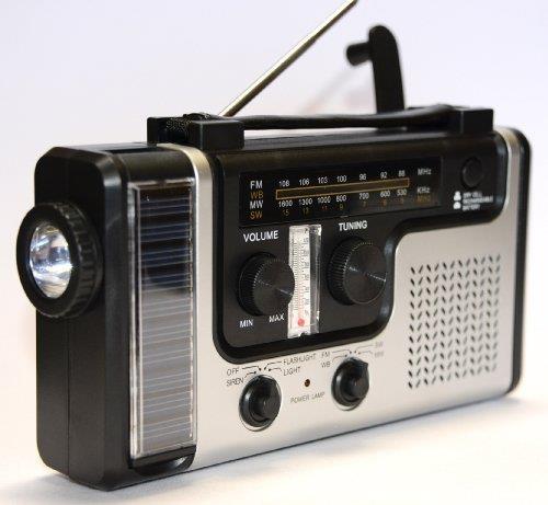 Радиоприемник на солнечных батареях с сиреной и фонарем - изображениe 4
