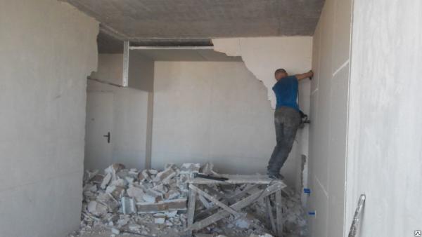  Демонтажные работы Демонтаж квартиры стяжки пола штукатурки плитки стен перегородок сантехкабин - изображениe 2