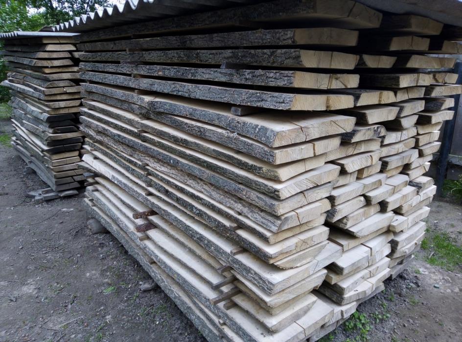 Ясень доска 50мм необрезная - изображениe 1