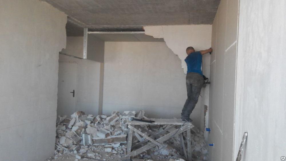 Демонтажные работы Демонтаж квартиры стен перегородок плитки паркета штукатурки гипса кирпича - изображениe 2