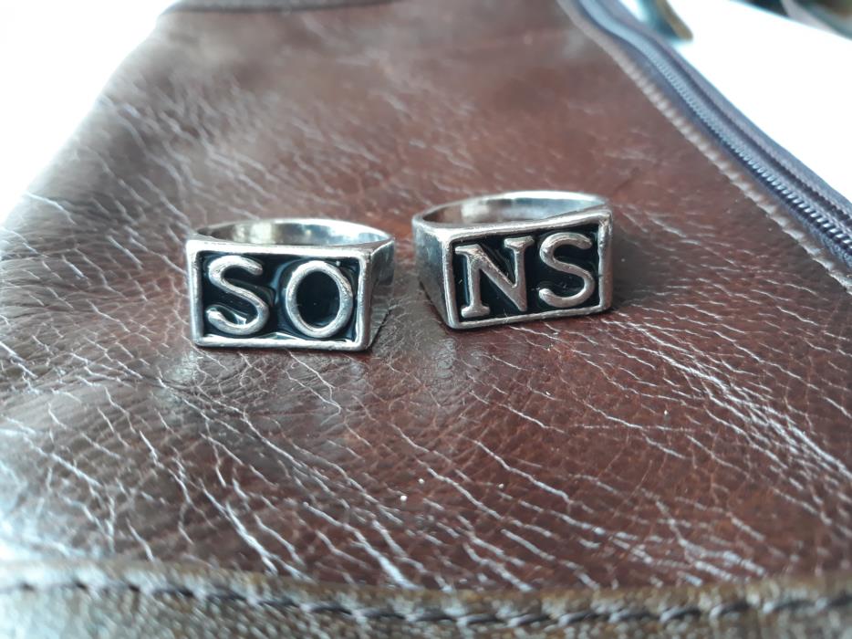 Байкерские кольца Сыны Анархии SO-NS - изображениe 3
