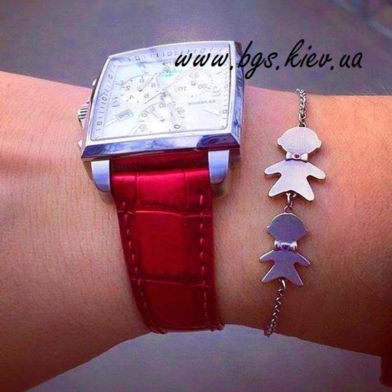 Браслет мамы Золотой браслет с фигурки детей Браслет для мам подарок на выписку из роддома  - изображениe 3