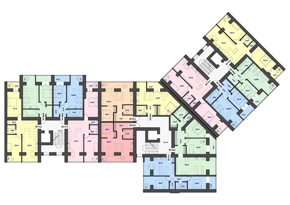 Продаж від забудовника 1 2 та 3-ох кімн квартир у Івано-Франківську  - изображениe 3