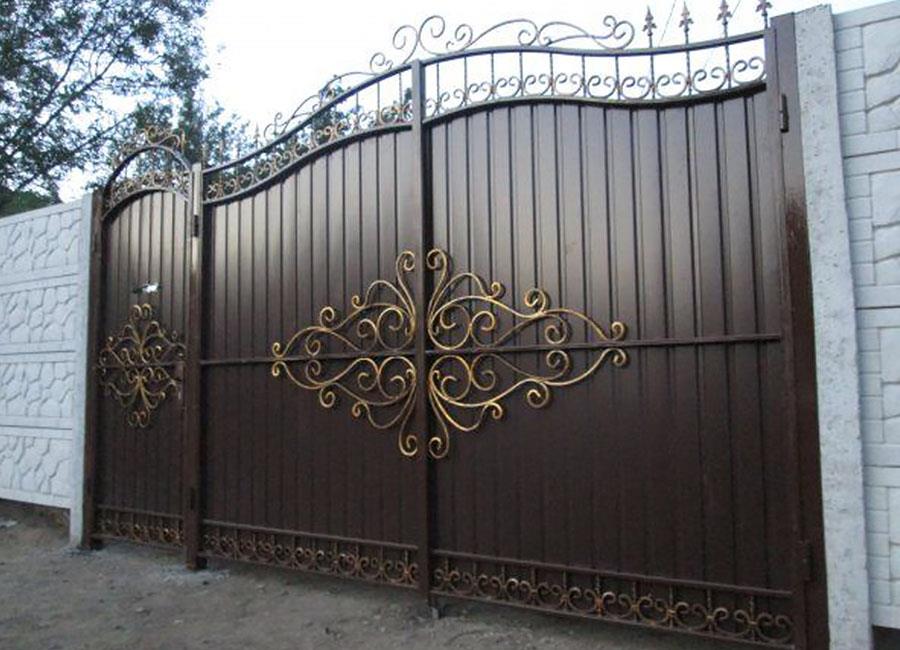 Вїзна брама Розпашні Ворота Ворота відкатні Автоматичні ворота - изображениe 5