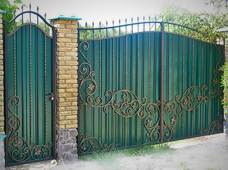 Въездные ворота Распашные ворота Откатные ворота Автоматические ворота - изображениe 2