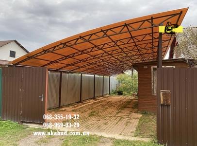 Розпашні Ворота відкатні ворота навіс хвіртка МАФ - изображениe 5