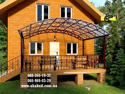 Розпашні Ворота відкатні ворота навіс хвіртка МАФ - изображениe 6