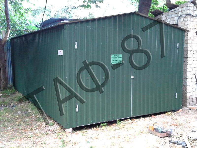 Гаражі металеві з профлиста 04-05 мм - изображениe 5