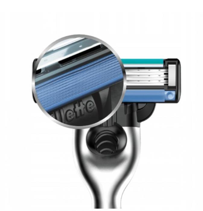 Картиджи касети лізвію Gillette Mach 3 Turbo 8 Джилет Мак 3 Турбо 8 шт - изображениe 4