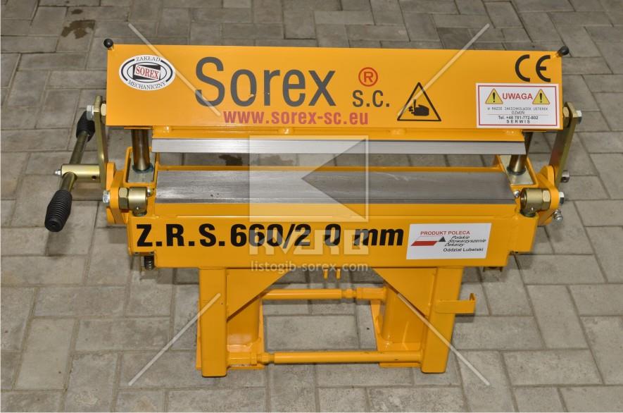Листогиб Sorex ZRS 660 вропейської якості
