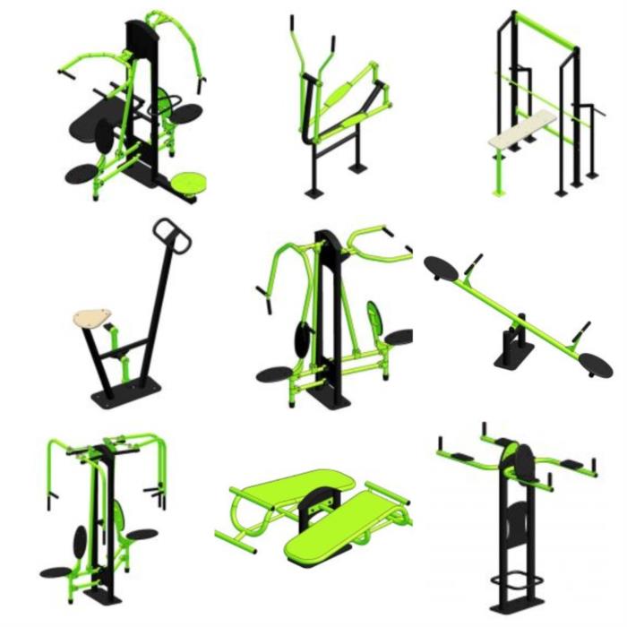 Вуличні тренажери - изображениe 13