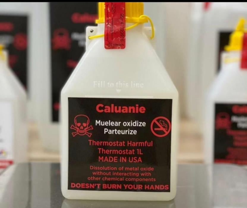 Caluanie muelear oxidize parteurize