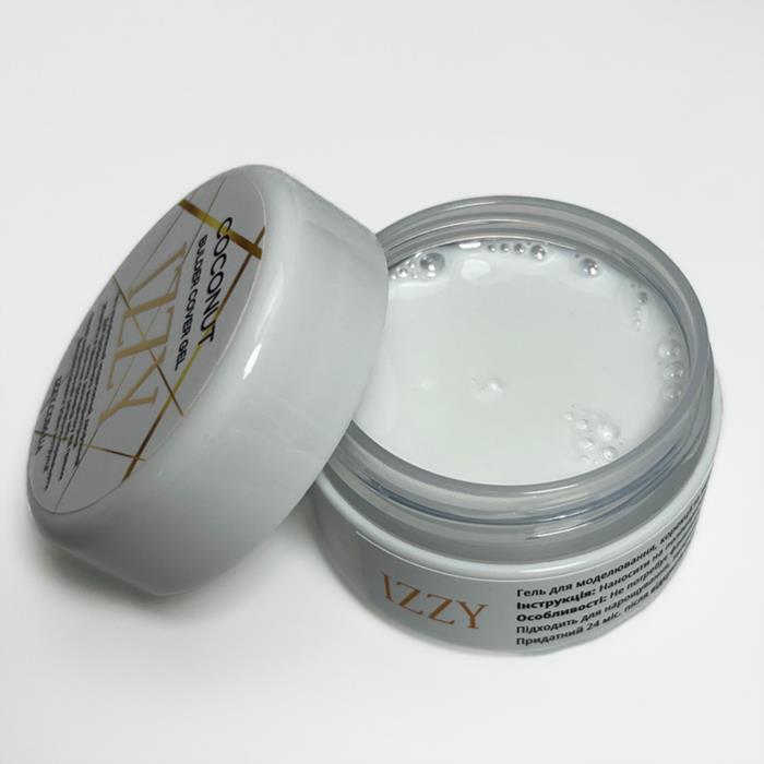 Ідеальний Нюд Молочний Гель-будівельник Izzy Cover Coconut 20г Двофазний