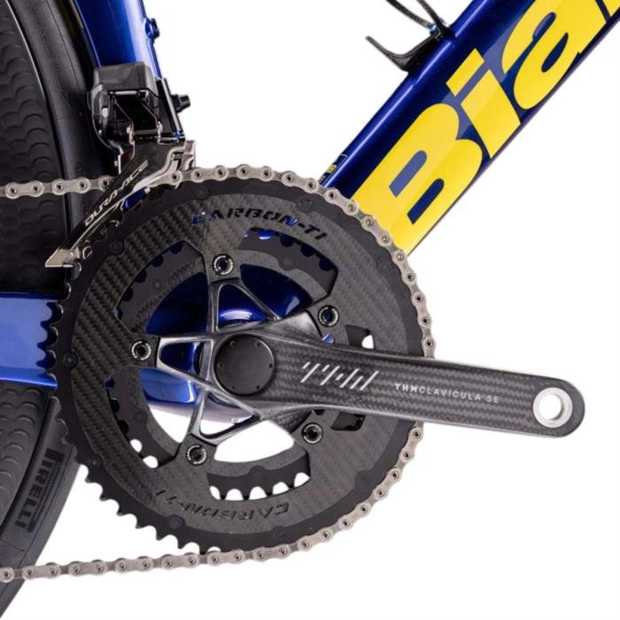 2025 Bianchi OLTRE RC Founder Edition - Blue Italia - Yellow KINGCYCLESPORTHeritage  - изображениe 2