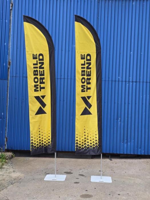 Мобільна реклама вашого бізнесу Прапори-віндери від виробника - изображениe 2