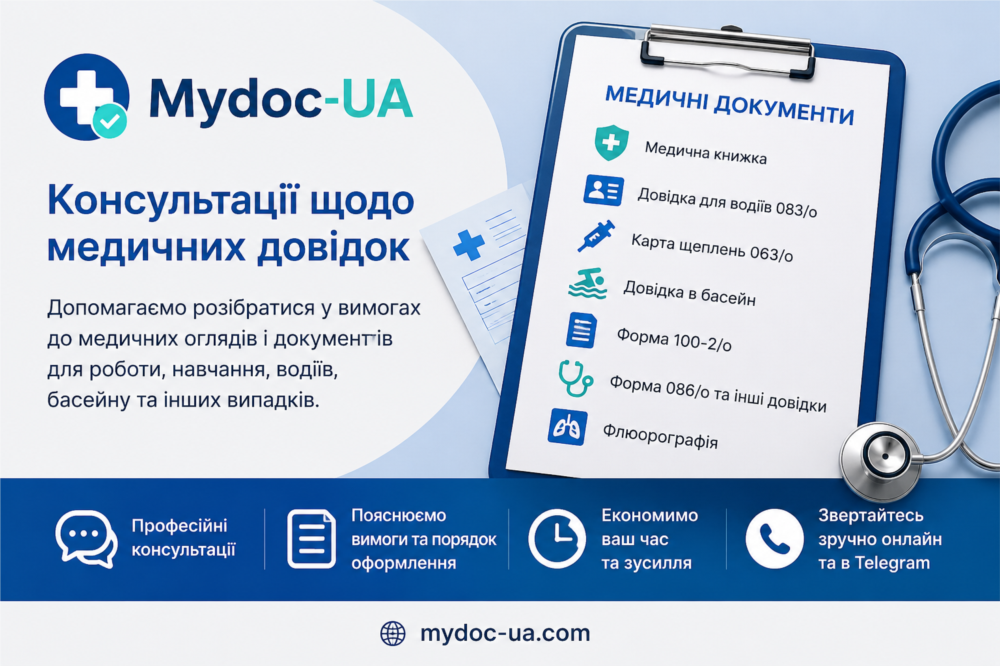 Допомога з медичними довідками по Україні - изображениe 1